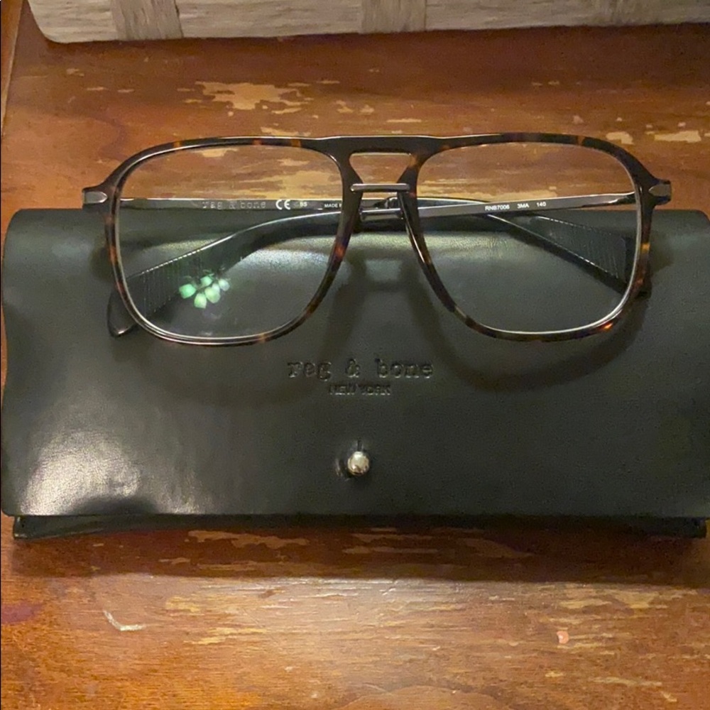 Brand New Rag and Bone RX Glasses Tortoise Color